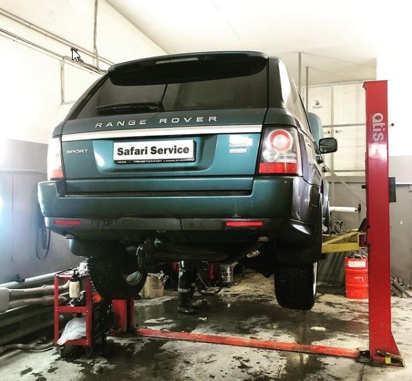 Автосервис Сафари Пермь - диагностика ходовой автомобиля Range rover